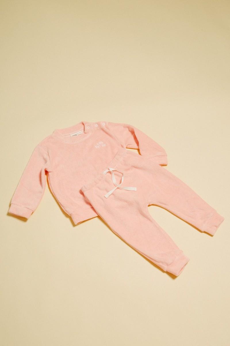 pantaï Jogging éponge rose pâle