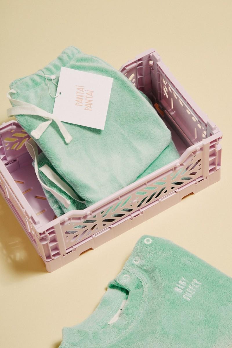 Pantaï Jogging éponge Vert Menthe