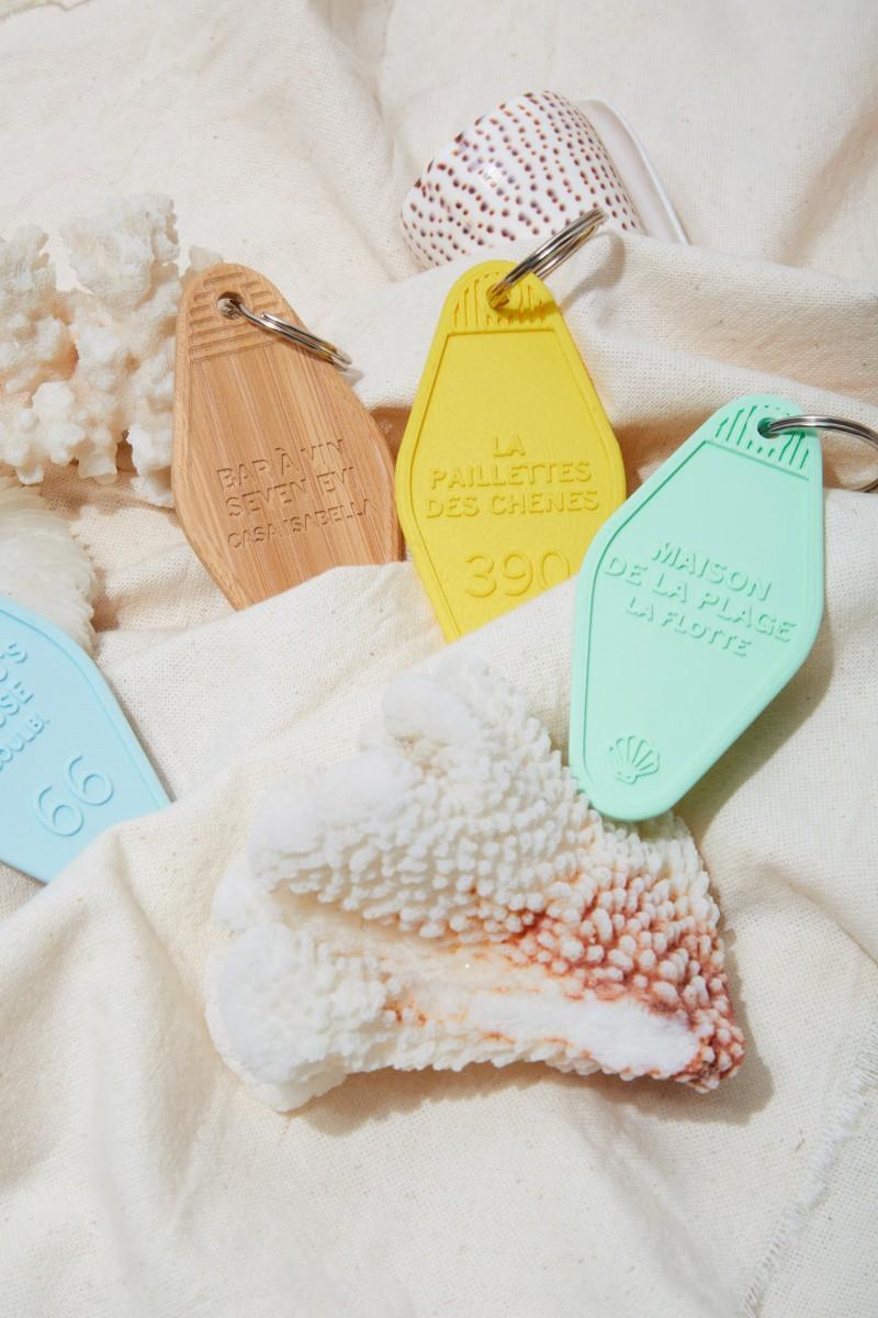 Pantaï Lot De Porte Clef Personnalisés X5 Pcs