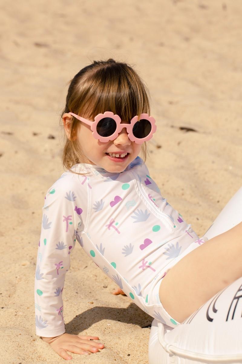 Pantaï Maillot De Bain Palmier Violet