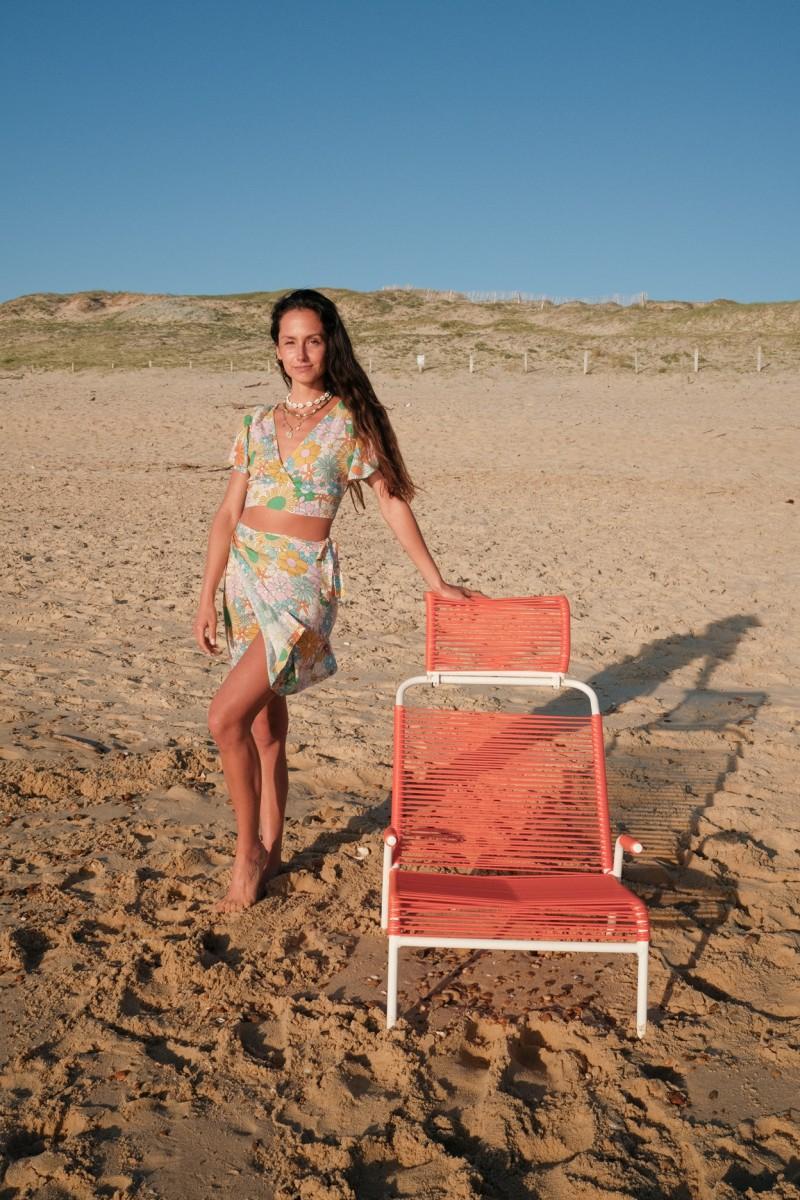 pantaï Mini Jupe Flowers pantaï Mini Jupe Flowers