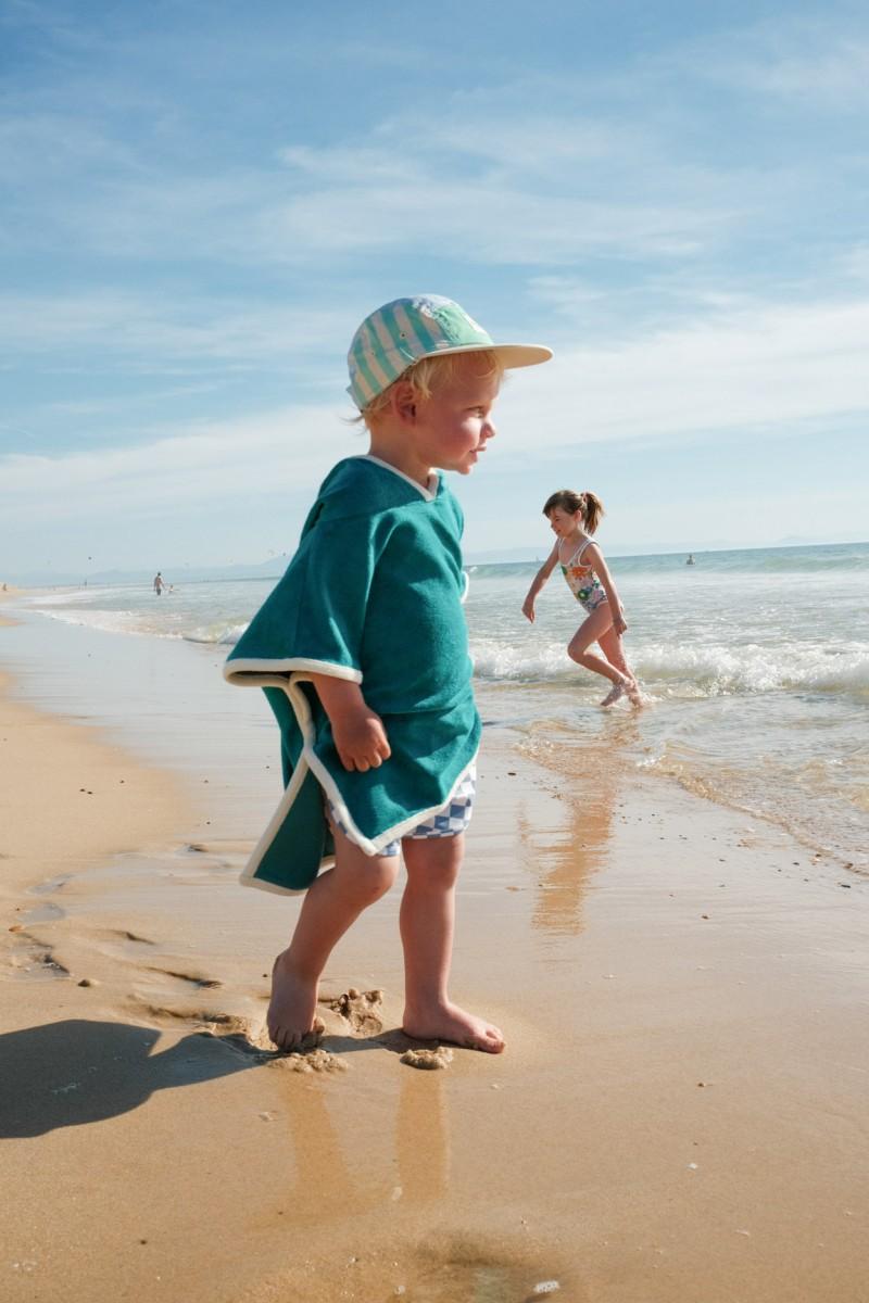 Pantaï Poncho 1-3 Ans Turquoise