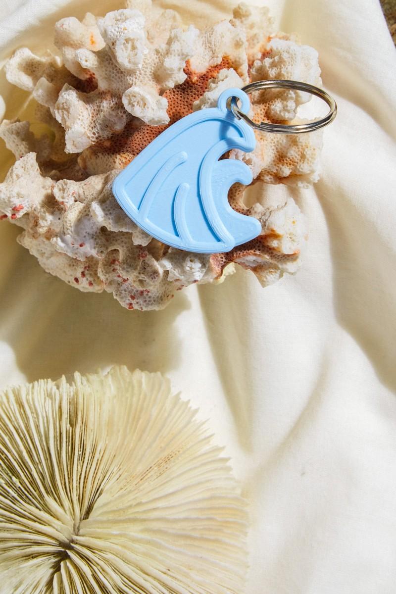 pantaï Porte clef "vague"