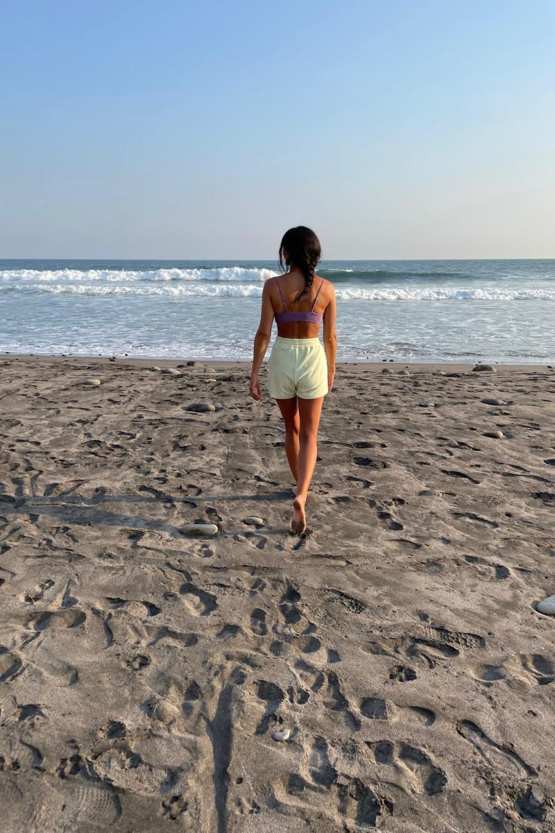 Pantaï Short Femme En éponge