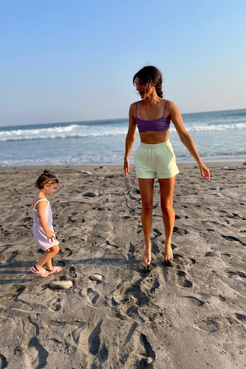 Pantaï Short Femme En éponge