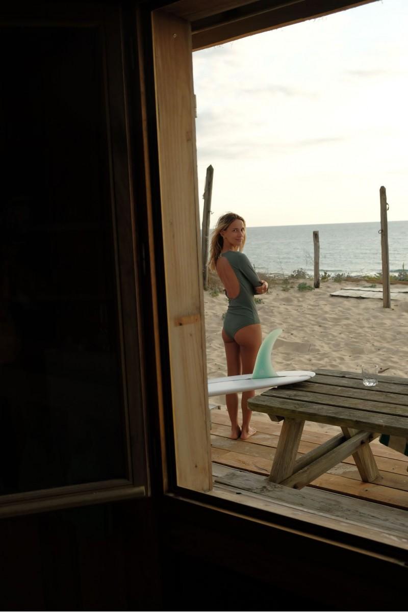 Pantaï Surfsuit Kaki