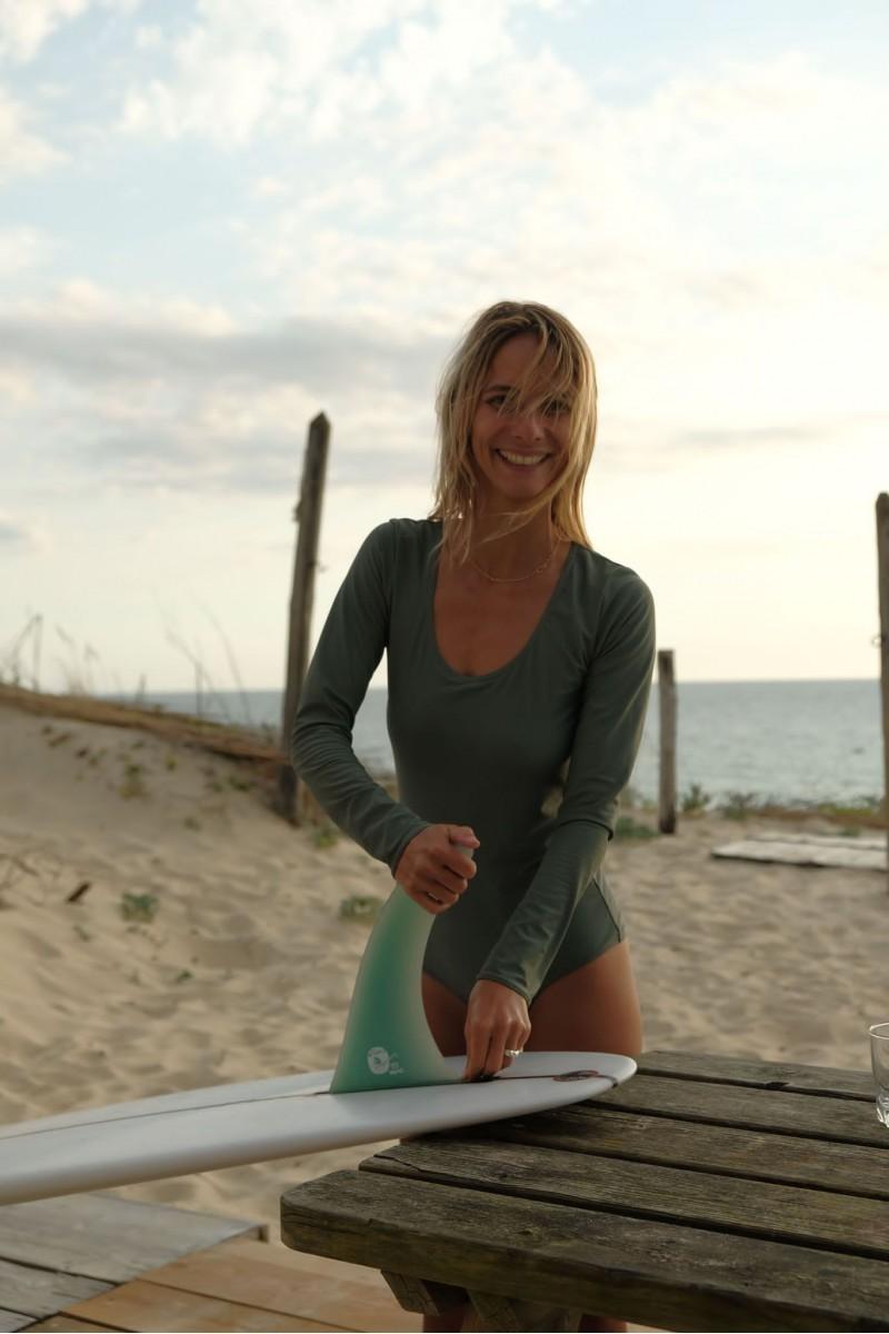 pantaï Surfsuit kaki