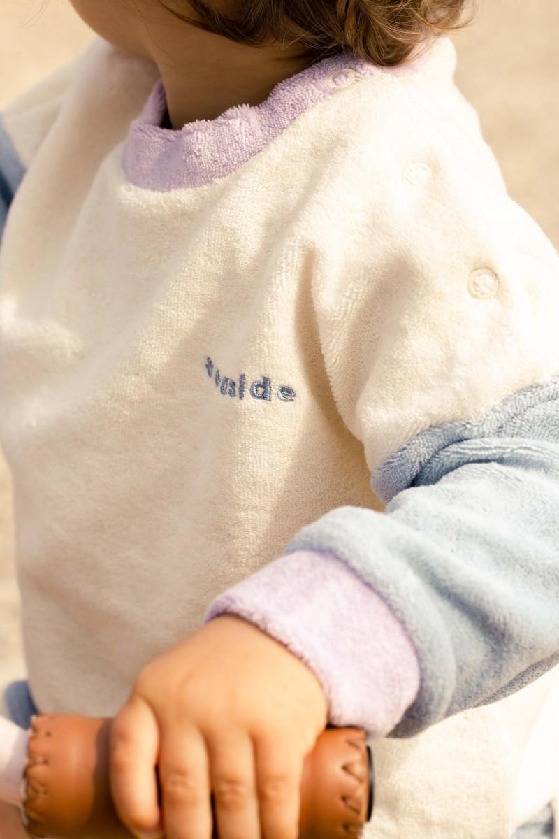 Pantaï Sweat Colorblock Dusty Blue