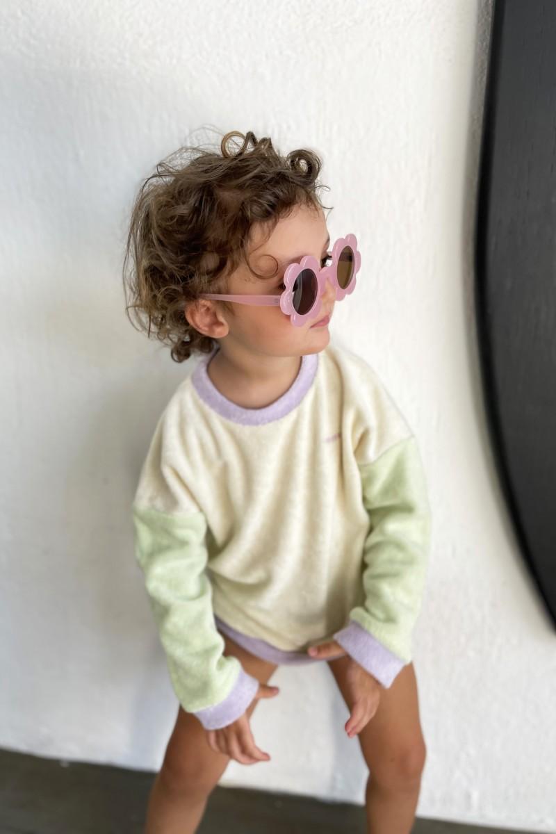 Pantaï Sweat Colorblock Lime