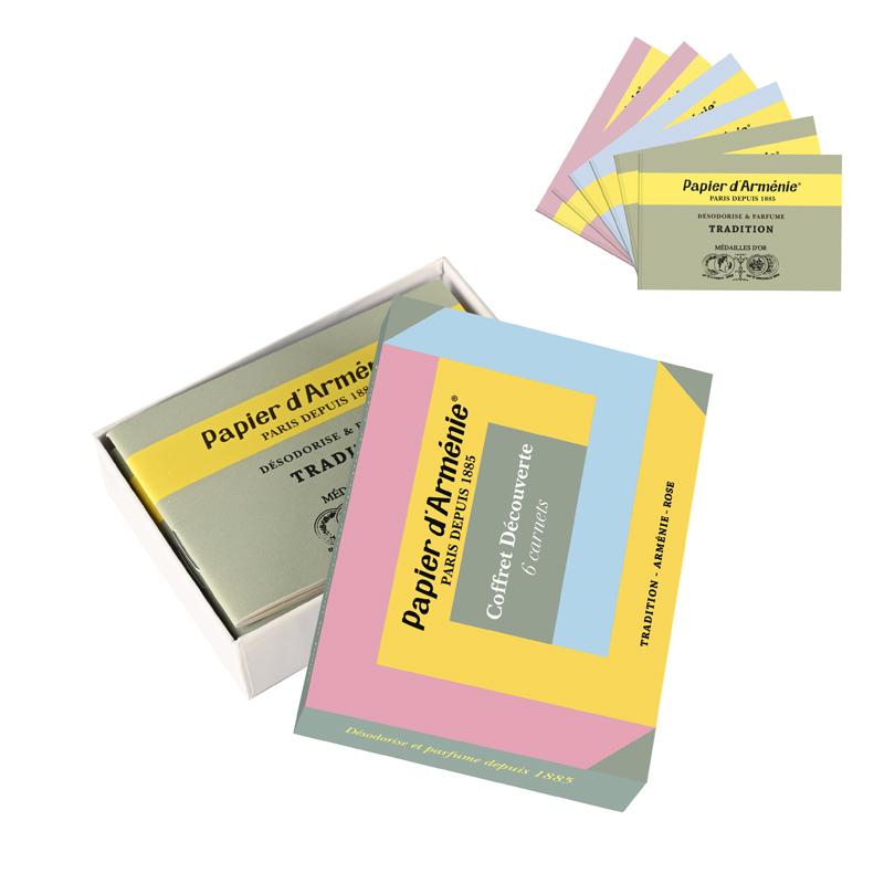papier d'arménie COFFRET DÉCOUVERTELes 3 senteurs dans un même coffret