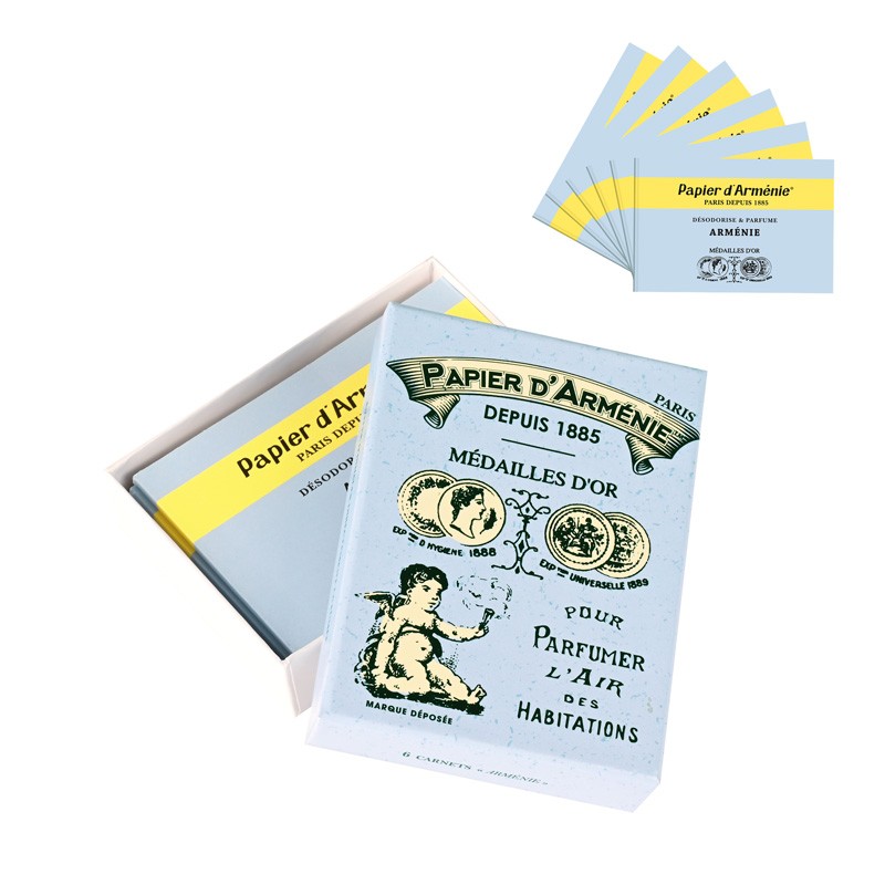 papier d'arménie COFFRET VINTAGE ARMÉNIEDes senteurs d’ailleurs dans leur coffret vintage
