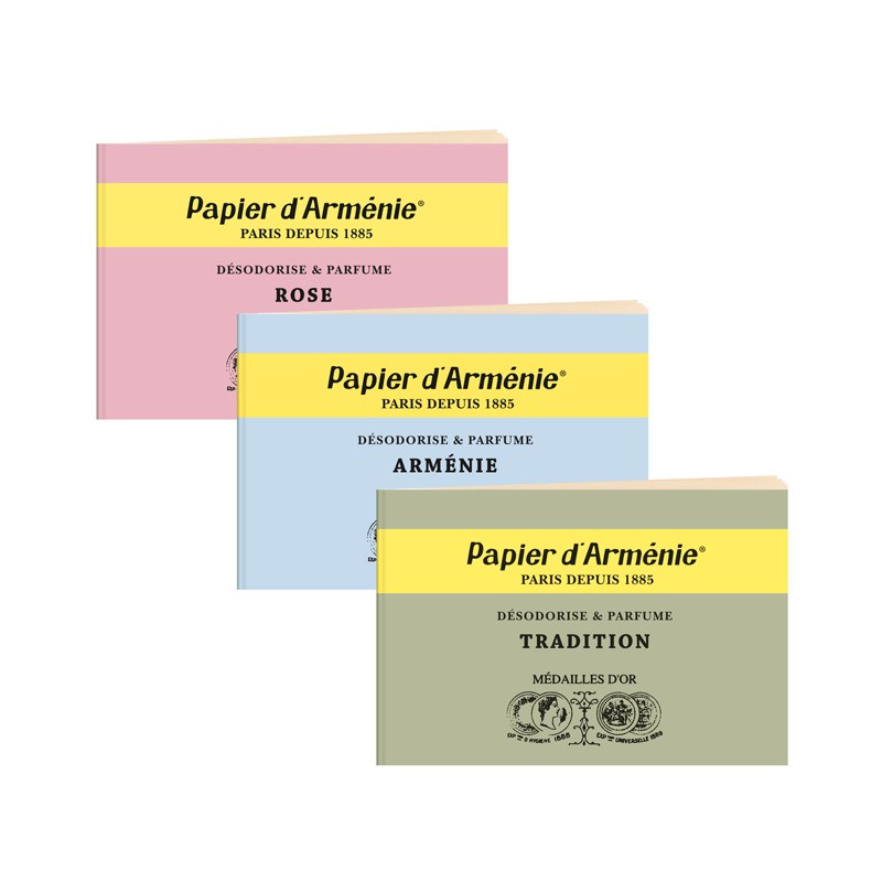 papier d'arménie PACK 3 SENTEURSPanaché des trois senteurs