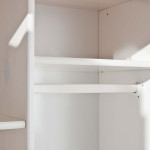 Paris Prix Armoire 2 Portes & 2 Tiroirs "Cama" 198cm Blanc