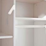 Paris Prix Armoire 2 Portes Bois "Cardaillac" 180cm Blanc