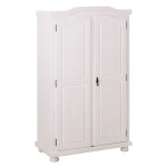 paris prix Armoire 2 Portes Bois "Cardaillac" 180cm Blanc