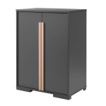 paris prix Armoire 2 Portes "London" 116cm Anthracite