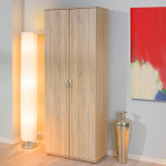 Paris Prix Armoire 2 Portes "Lorenzo" 189cm Chêne Sonoma