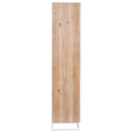 Paris Prix Armoire 2 Portes "Miraza" 185cm Naturel & Blanc
