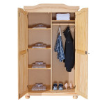 Paris Prix Armoire 2 Portes Pin "Cardaillac" 180cm Naturel