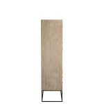 Paris Prix Armoire 3 Portes En Bois "Bombay" 115cm Naturel