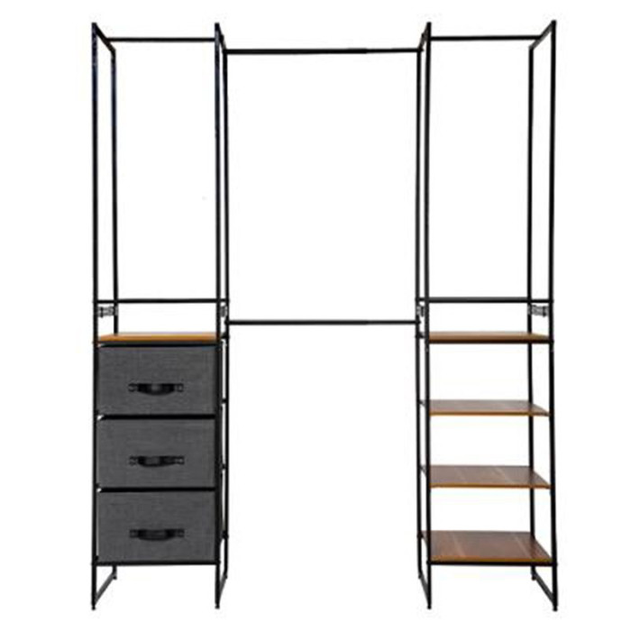 Paris Prix Armoire Dressing Modulable "Nea" 198cm Noir