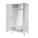 Paris Prix Armoire Enfant 2 Portes "Billy" 200cm Blanc