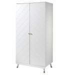 paris prix Armoire Enfant 2 Portes "Billy" 200cm Blanc