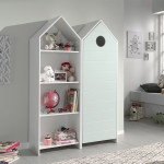 Paris Prix Armoire Enfant 4 Niveaux "Casami" 171cm Menthe