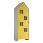 paris prix Armoire Enfant Maison "Casami Bruges" 171cm Jaune