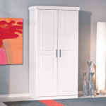 Paris Prix Armoire Penderie 2 Portes "Angel" 190cm Blanc