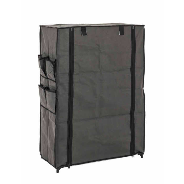 Paris Prix Armoire Rangement Chaussures "June" 90cm Gris