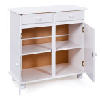 Paris Prix Bahut 2 Portes & 2 Tiroirs Bois "Alienor" 88cm Blanc