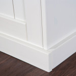 Paris Prix Bahut Bas 2 Portes "Takao" 90cm Blanc & Naturel