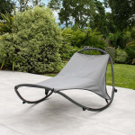 Paris Prix Bain De Soleil Basculant "Hendaye" 209cm Gris