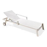 paris prix Bain de Soleil Multi-Positions "Ibiza" 210cm Blanc