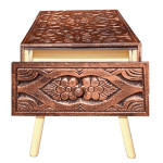 Paris Prix Banc 2 Tiroirs Design "Jodipa" 140cm Cuivre
