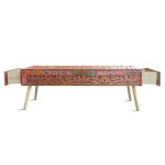 Paris Prix Banc 2 Tiroirs "Jodipa" 140cm Cuivre & Multicolore