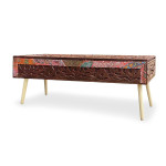 paris prix Banc 2 Tiroirs "Jodipa" 140cm Cuivre & Multicolore