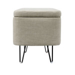 Paris Prix Banc & Coffre De Rangement "Bout Lit" 111cm Naturel