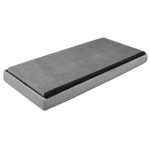 Paris Prix Banc & Coffre De Rangement "Giulia" 77cm Gris
