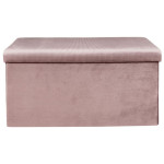 paris prix Banc & Coffre de Rangement "Giulia" 77cm Rose
