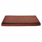 Paris Prix Banc Coffre Pliable Côtelé "Scott" 76cm Terracotta
