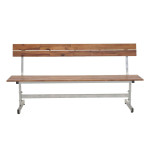 paris prix Banc de Jardin en Bois "Lie" 180cm Naturel