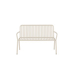 Paris Prix Banc De Jardin En Métal "Peking" 130cm Beige