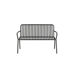 Paris Prix Banc De Jardin En Métal "Peking" 130cm Noir