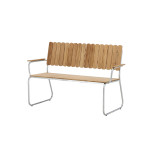Paris Prix Banc De Jardin En Teck "Holmsund" 122cm Naturel