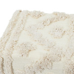 Paris Prix Banc Design En Bois "Mirage" 60cm Blanc & Beige
