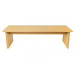 paris prix Banc Design en Bois "Stripe" 150cm Naturel