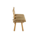 Paris Prix Banc Pour Enfant En Bois "Ours" 87cm Naturel