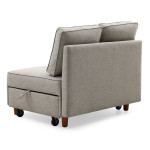 Paris Prix Banquette 2 Places Convertible "Théo" 107cm Beige